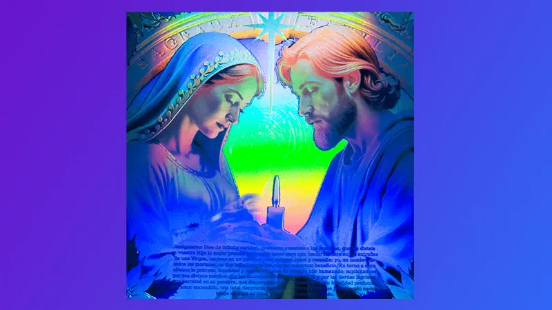 Colombian Ethnic Children hologram